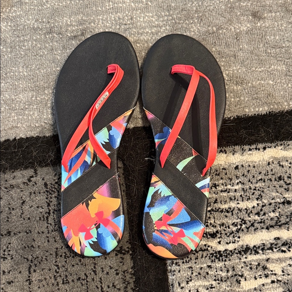 Colorful Women's Under Armour Flip flops